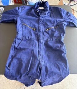 RedKap Navy Blue Work Coveralls with Zip Pockets