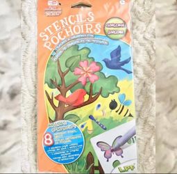 New Garden Stencil Art Set