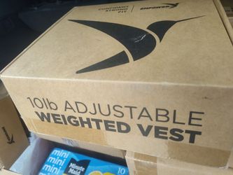 10 Ib . Adjustable Weighted Vest