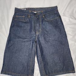 Vintage Ecko Unlimited Denim Shorts W/Gold Embroidered Pockets/Men's Size 34