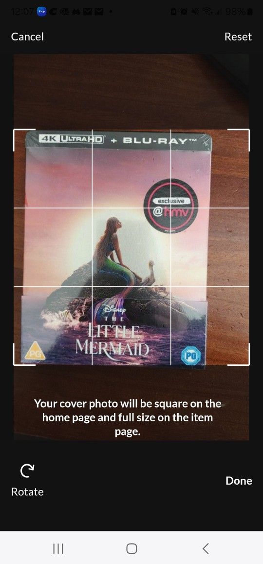 Little Mermaid Live Action 2023 Steelbook Edition