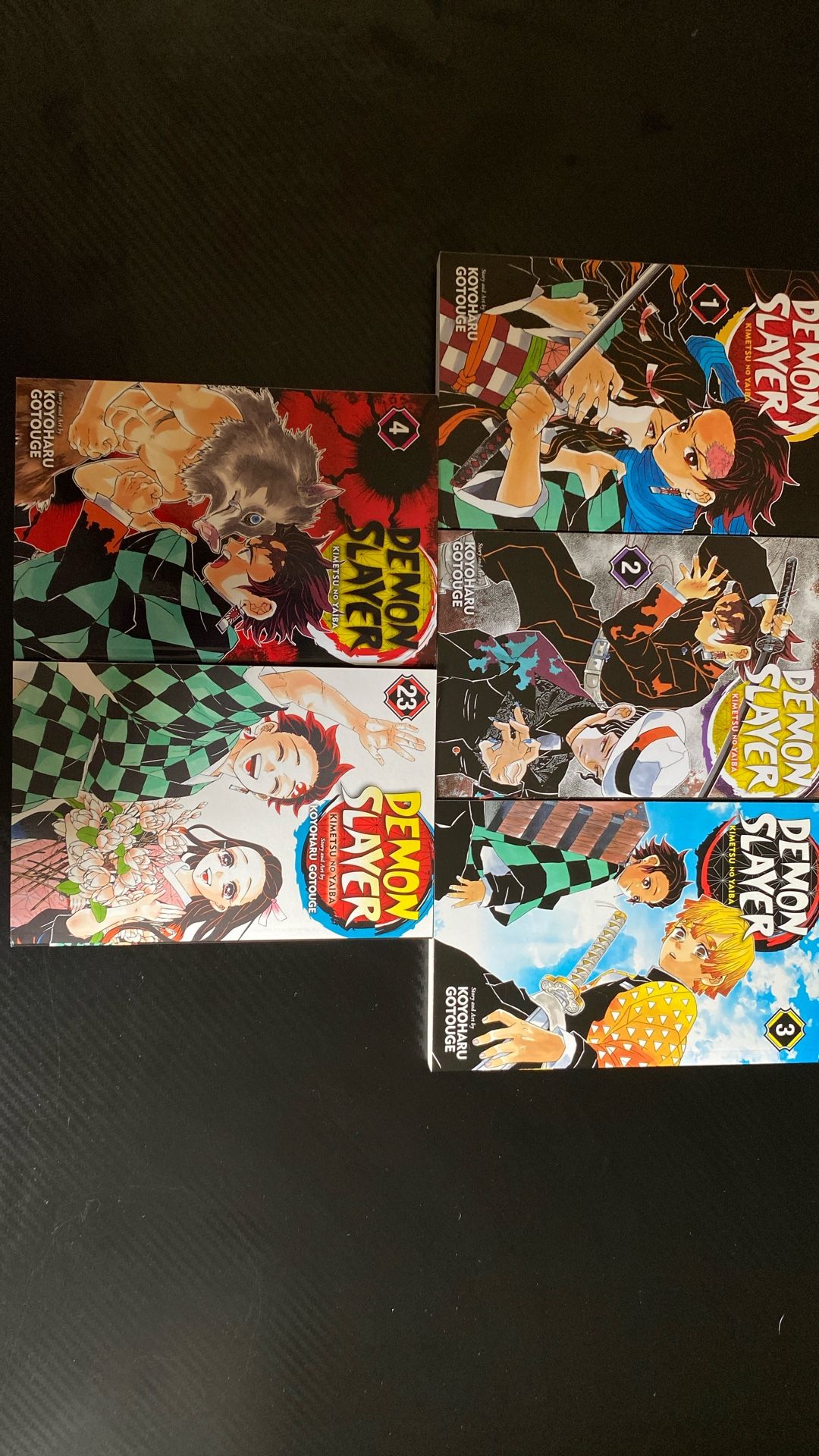 Demon Slayer Manga Volumes 1-4 And 23