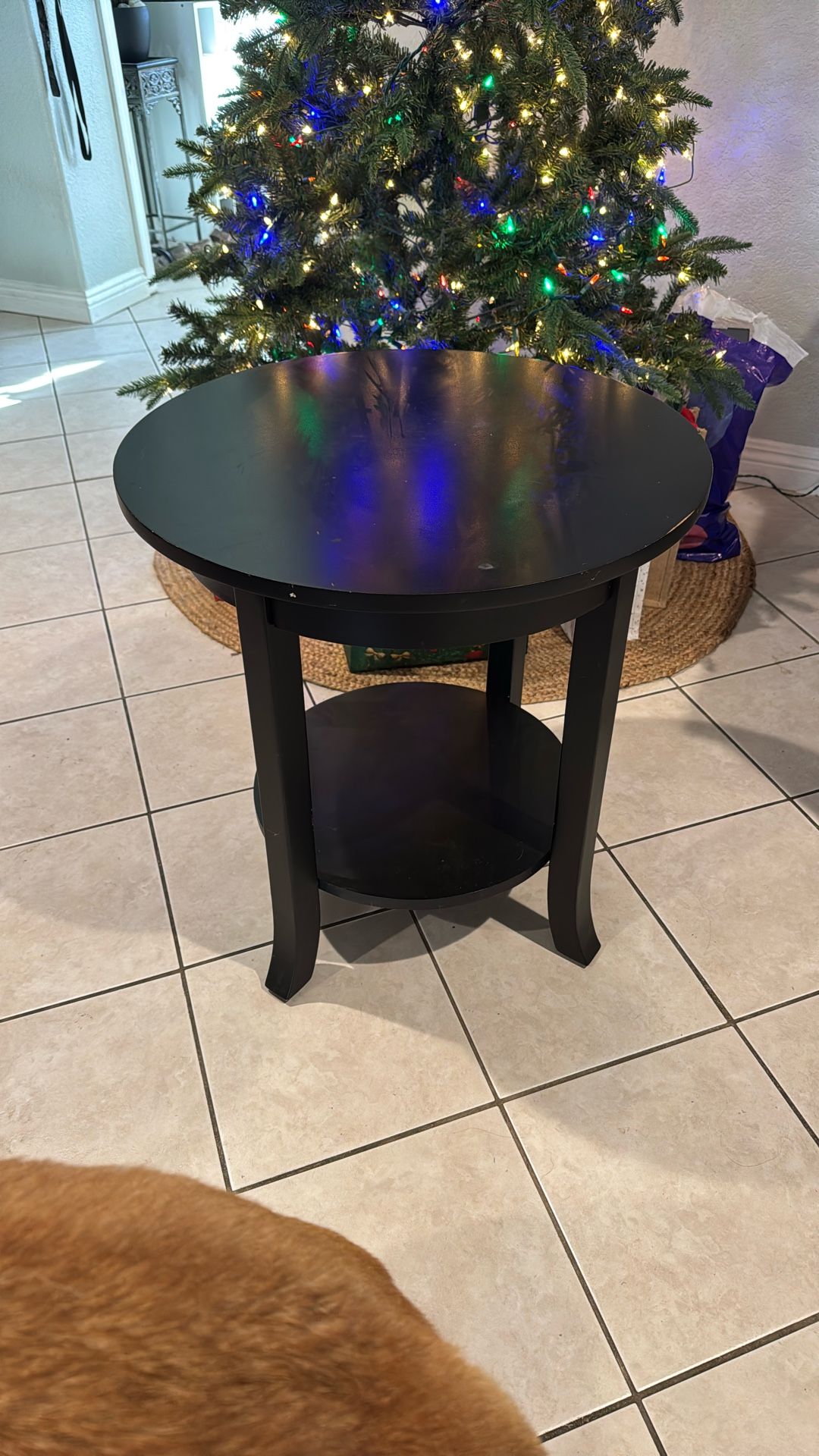 Black End Table