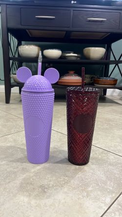 Starbucks Tumbler, Lavender Tumbler with Mickey Mouse Ears