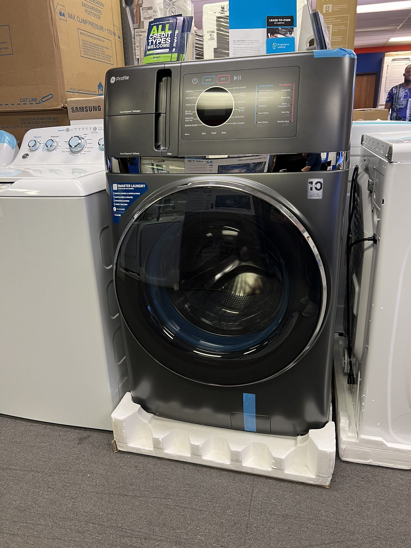 GE PROFILE GRAPHITE 2 In 1 Washer And Dryer 