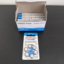 Implant Batteries 6-pack 