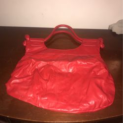 Woman’s Red Leather Purse 