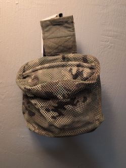 High speed gear mesh dump pouch multicam