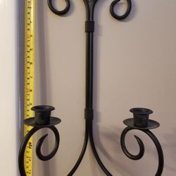 $10 Local Pickup:  Double Candle Holder Wall Sconce