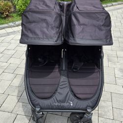 Baby Jogger City Mini GT2 2020 Double Stroller - Jet Black