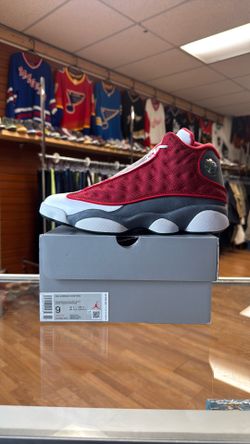 New Jordan 13 Red Flint Grey size 9