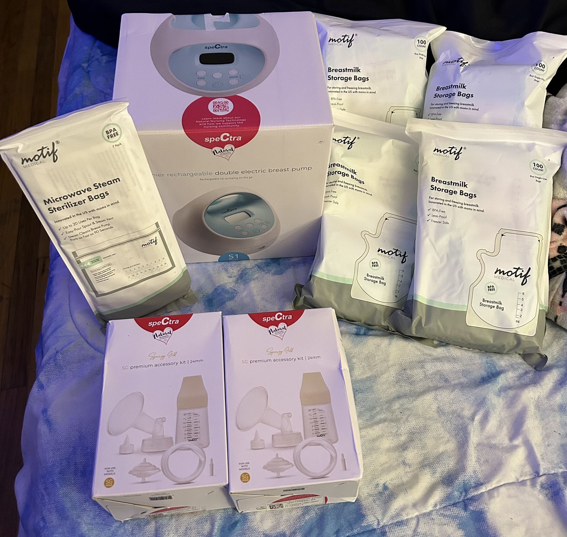 Breast pump breast milk, freezer bags