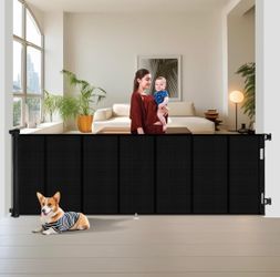 New In Box! Miumoon (150”x42”) Retractable Baby / Dog Gate $40 (#1343)