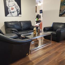 Leather Couch 
