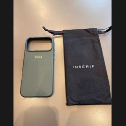 INSERIF Phone Case for iPhone 17 Pro Max Dark Green - NEW