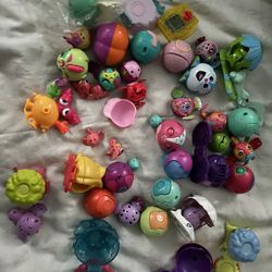Zoobles Toy Lot Vintage Transformer Bakugan Style
