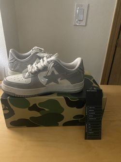 Bapestas Grey #5 (Light Grey) size 9