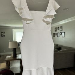 Formal Bandage White Dress
