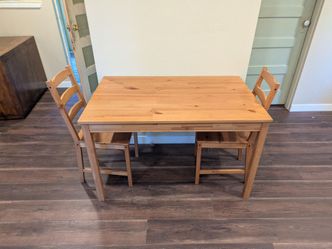 IKEA table with 4 chairs
