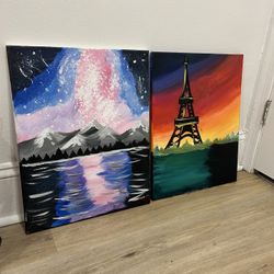 Two Art Canvases 