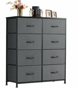 Chest Dresser Drawer for Bedroom, Fabric Dressers & Chest Drawers for Storage, Living Room, Closet, Hallway, Storage Bin Cabinet.