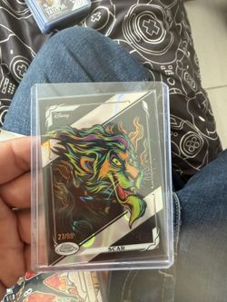 2026 Topps Neon Disney Villains Scar Silver Lava /99