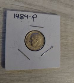 1989 P Dime