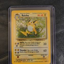 Raichu Holo Base Set