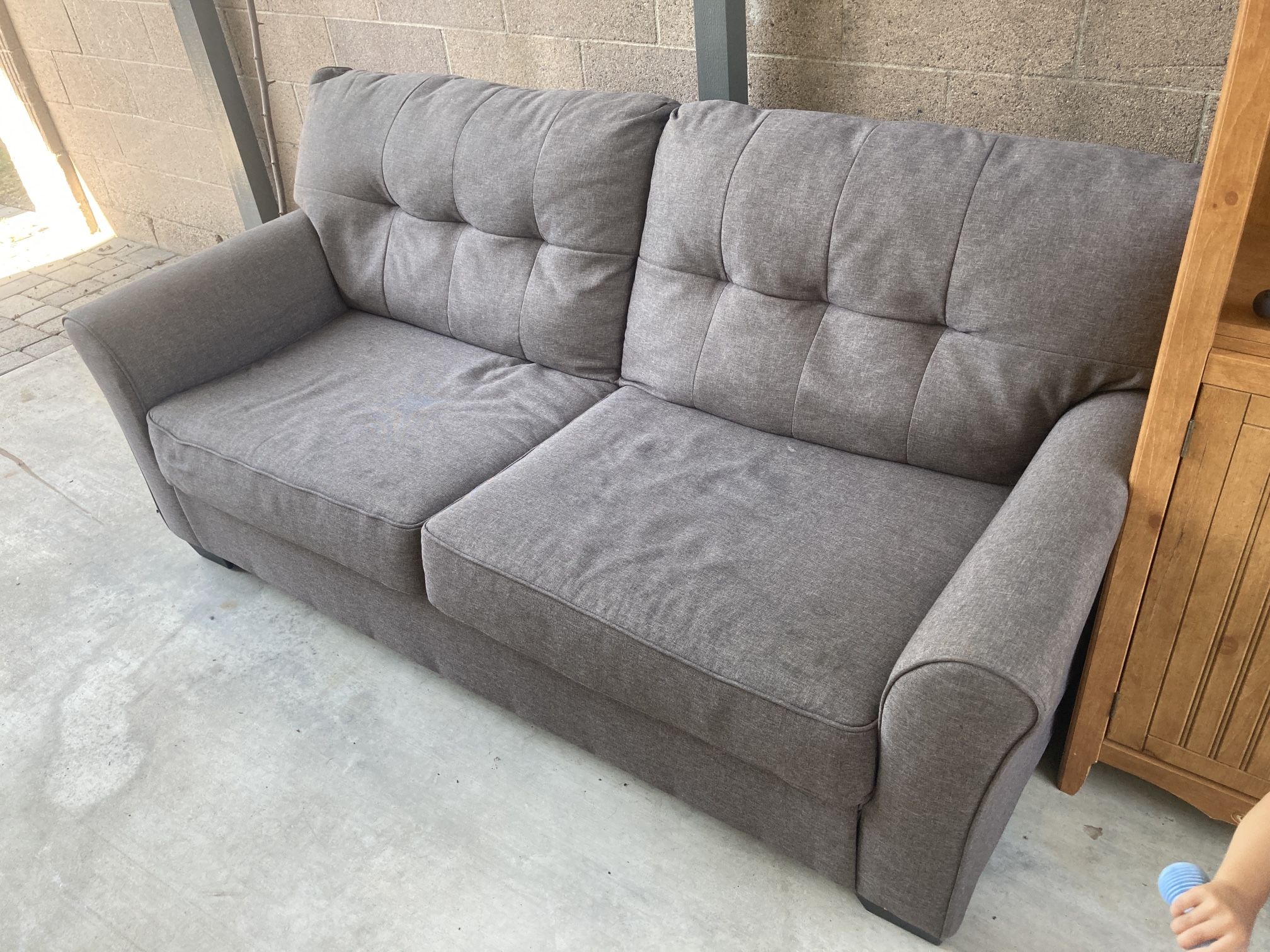 Chambray Grey Couch