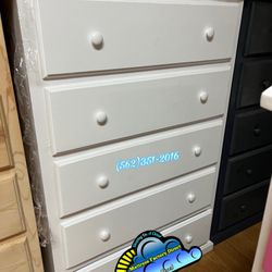 White 2 Knob Dresser Cajonera Cómoda Bonita Nueva Chest