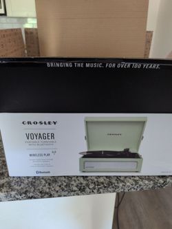 Crosley Voyager Portable Turntable w/Bluetooth