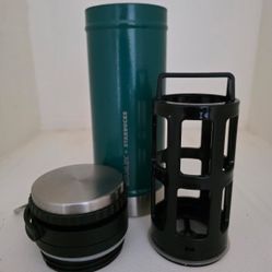 MOVING SALE - Stanley x Starbucks Travel Thermos + French Press  (Tumbler)