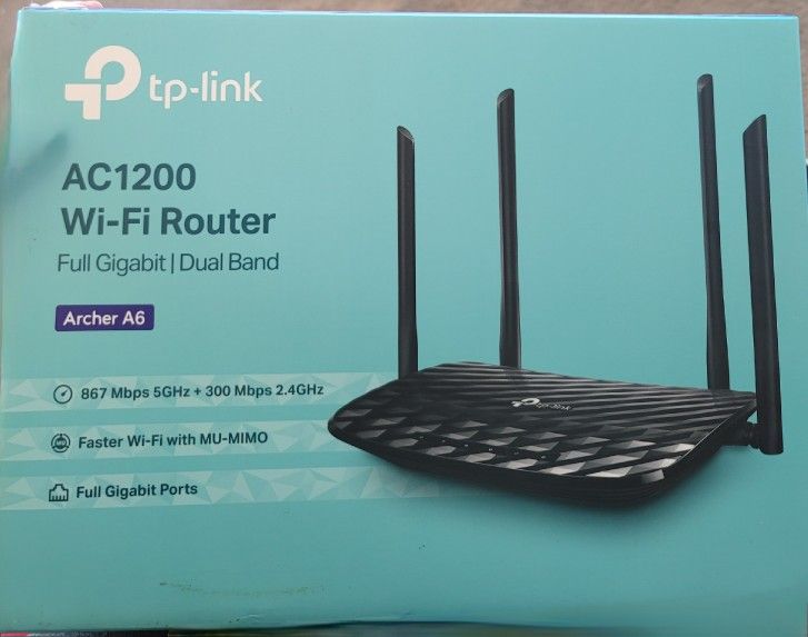TP-Link AC1200 Smart WiFi Router - Black