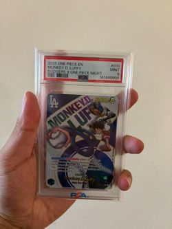 PSA 9 One Piece Dodger Luffy Promo