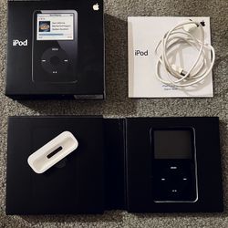 iPod Video 5th Gen Enhanced 5.5 30GB, Black A1136