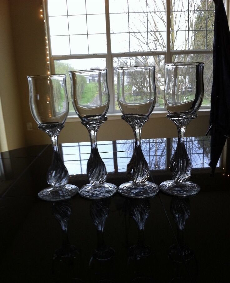Vintage Handblown Glasses 4 Elegant π·