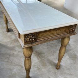 Marble table