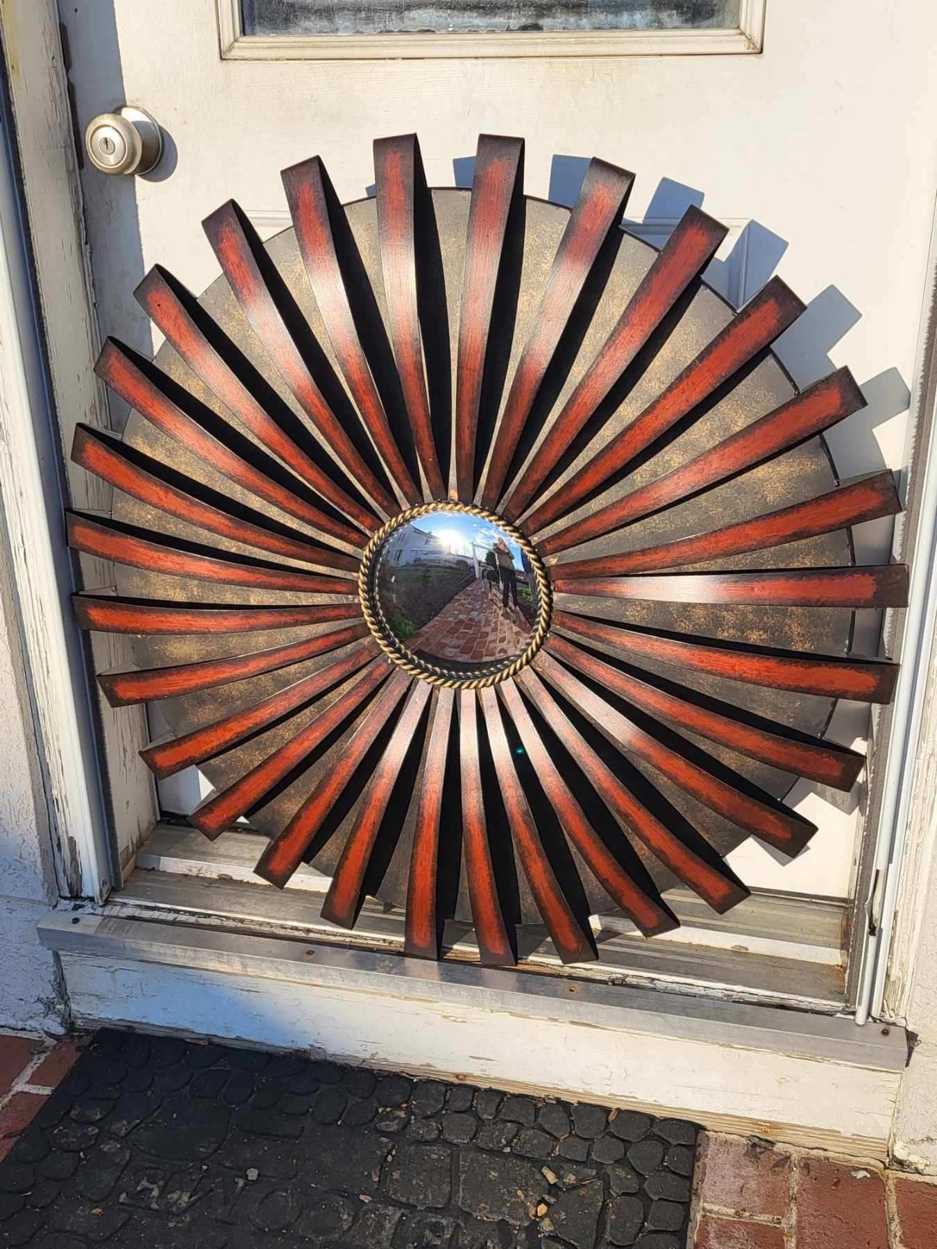 Large Decorative Wall Art- Sunburst Design