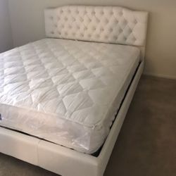 Queen Bed With Mattress Only $370 Full Size $360