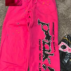 Sp5der P*nk Sweat Pants