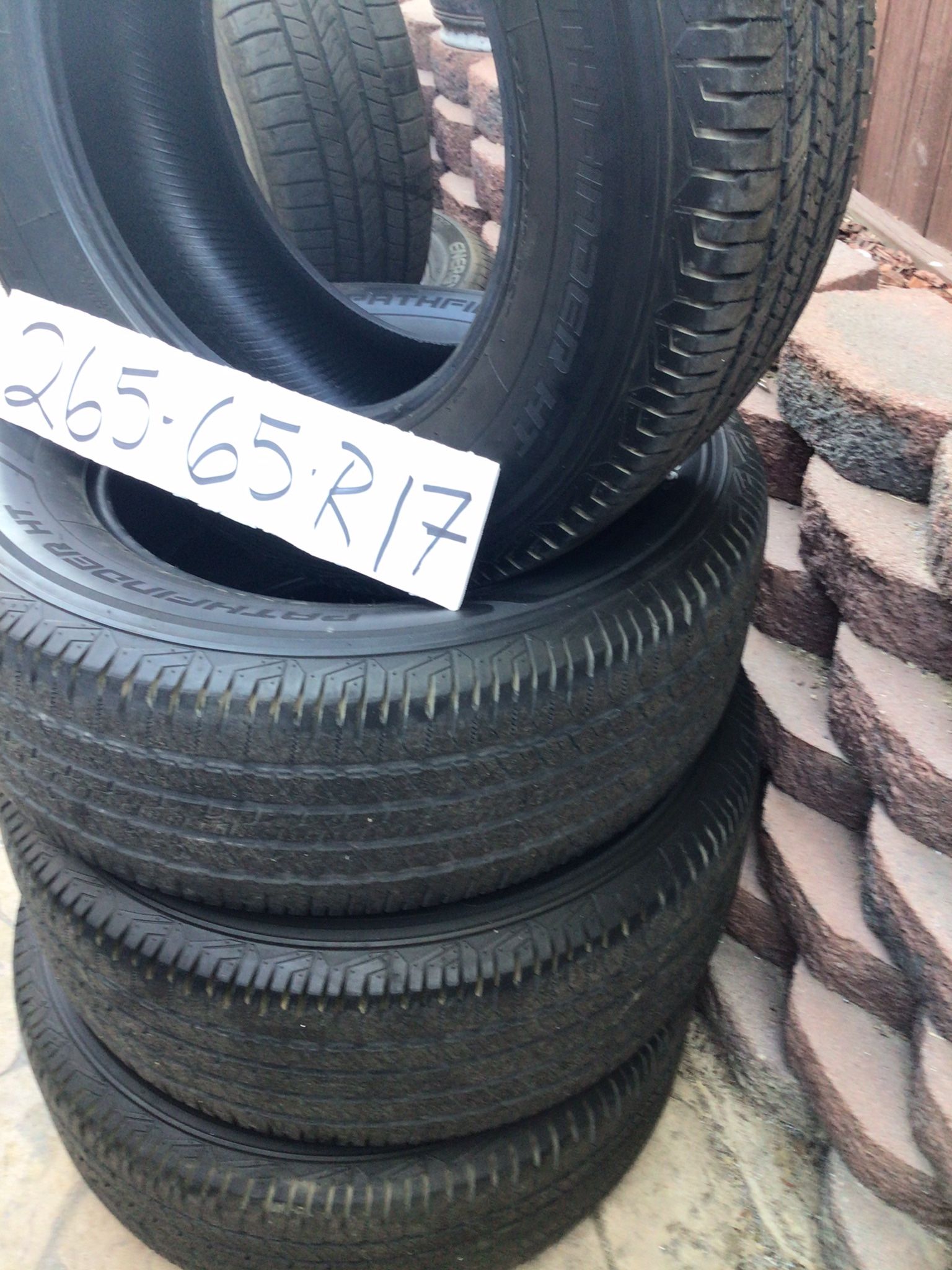 265. 65  R17 Tires