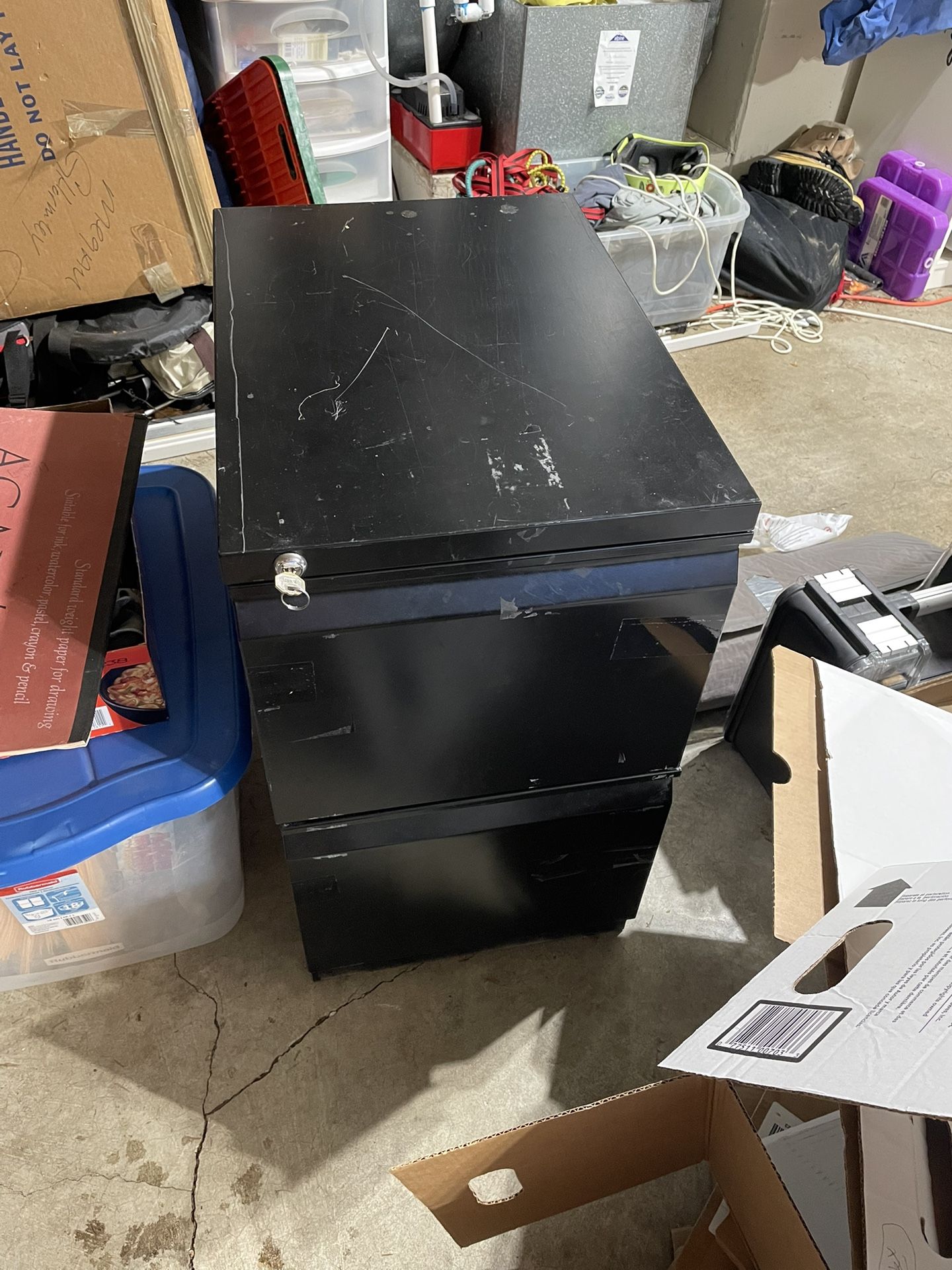 2 Drawer Locking File Cabinet