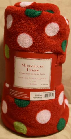 New MicroPlush throw #1