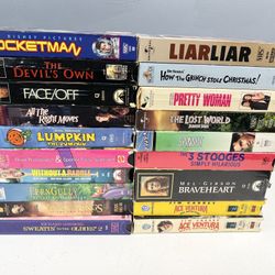 74 VHS Movies Nice Titles Some New 