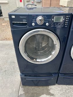LG washer, and gas dryer