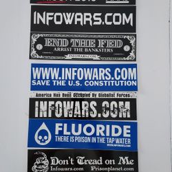 Infawars Decals Bumper Stickers Set Of 7