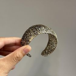 Sterling Silver wire cuff bracelet(48)68