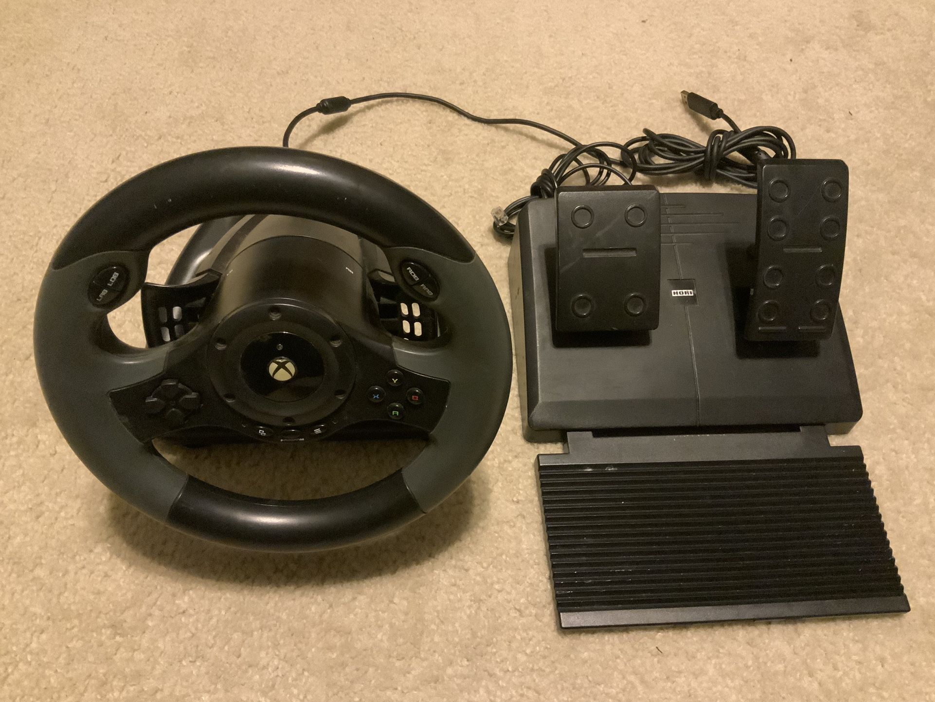 (Reduced) Hori Xbox Wheel And Pedals. Licensed By Microsoft.