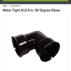 One 8 Inch Elbow brand new