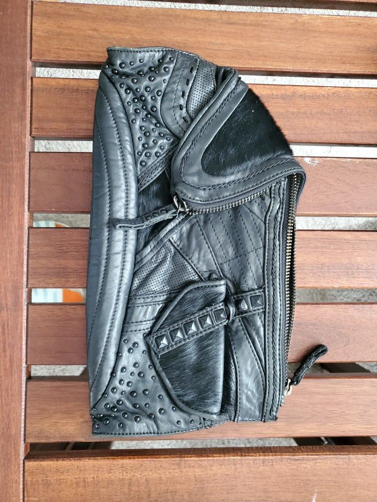 Leather Clutch $10